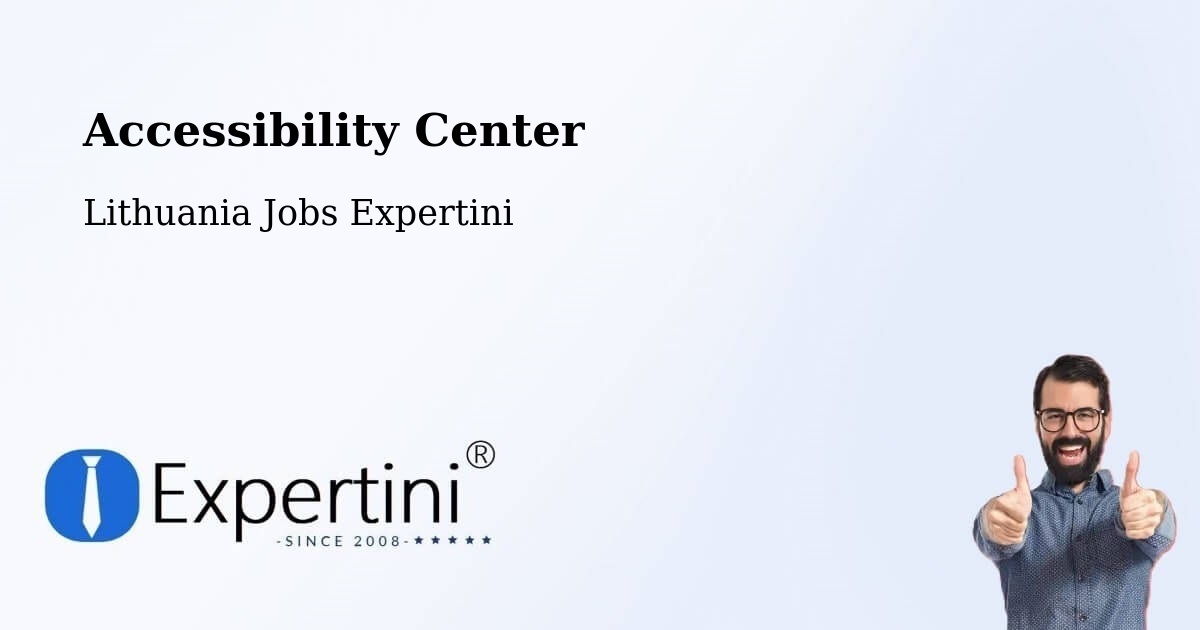 Accessibility Statement – Vilnius - Lithuania Jobs Expertini
