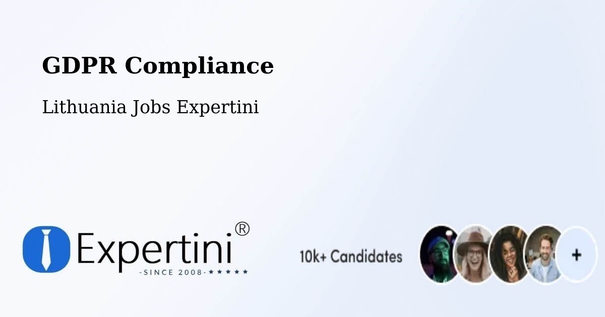 EU GDPR Compliance Statement – Vilnius - Lithuania Jobs Expertini