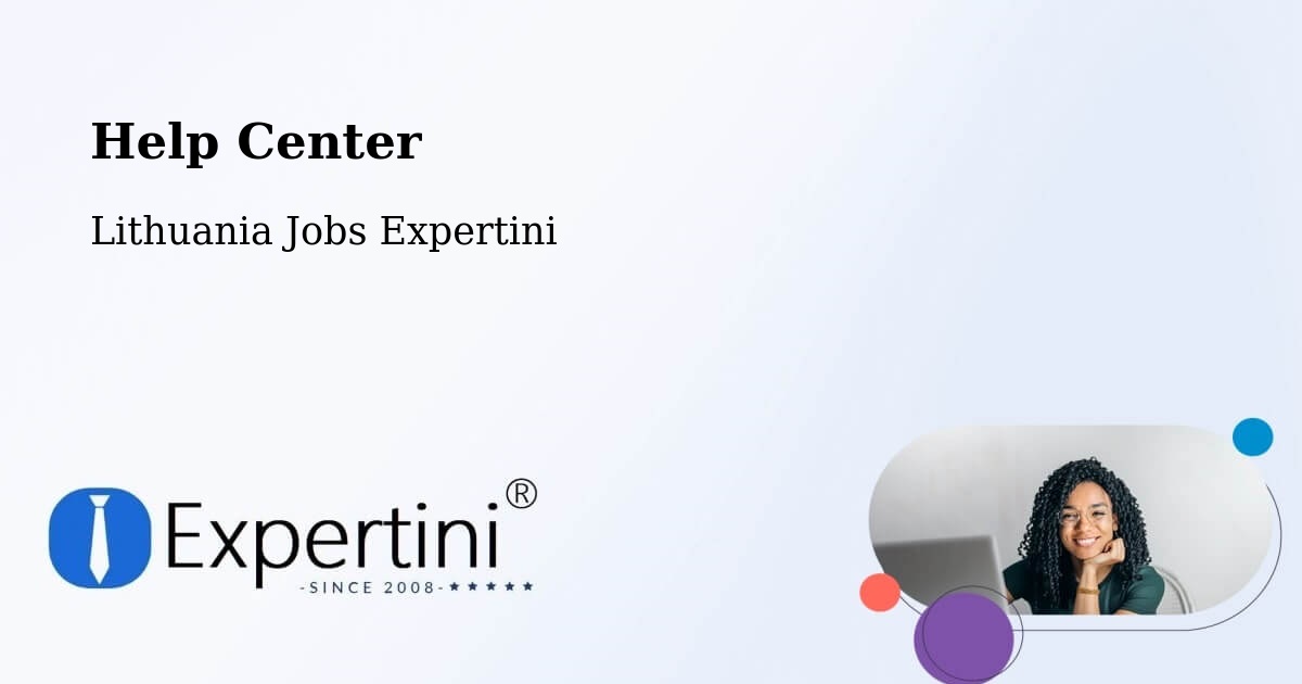 Help Center – Vilnius - Lithuania Jobs Expertini