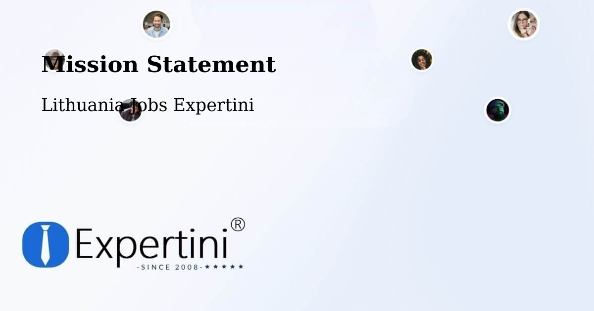 Corporate Mission – Vilnius - Lithuania Jobs Expertini