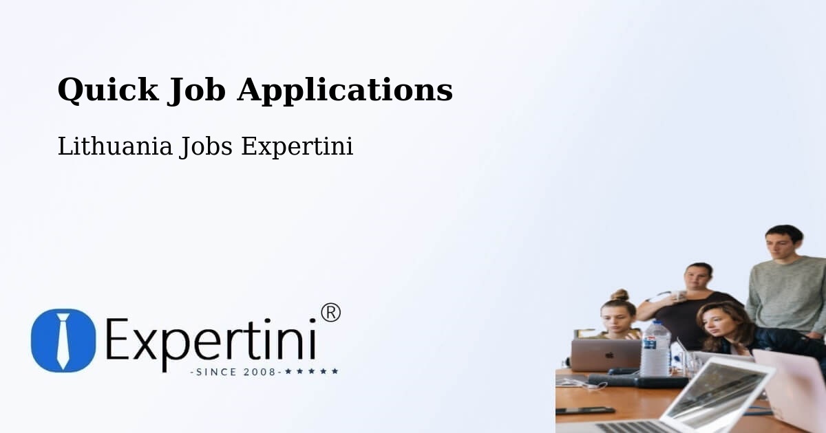 Quick Apply Feature – Vilnius - Lithuania Jobs Expertini