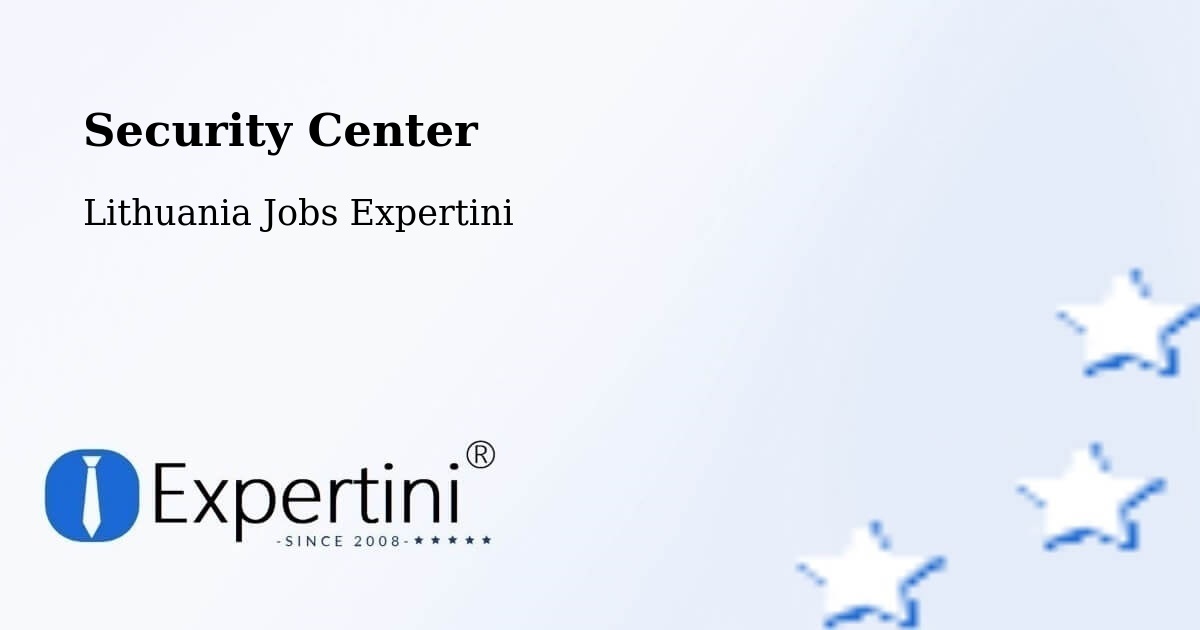 Security & Compliance – Vilnius - Lithuania Jobs Expertini